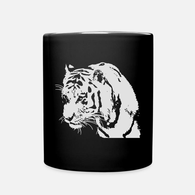 Tiger - Tasse einfarbig - Schwarz