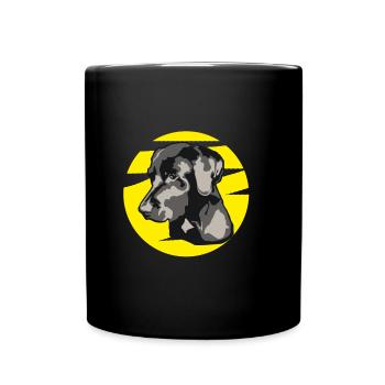 Labrador - Full Colour Mug - black - Front