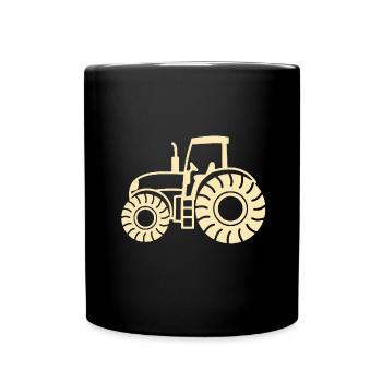 Trecker - Tasse einfarbig - Schwarz - Vorne