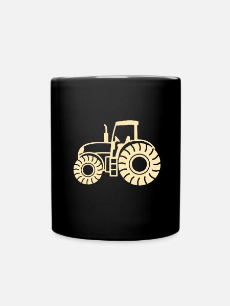 tracteur - Mug uni - noir