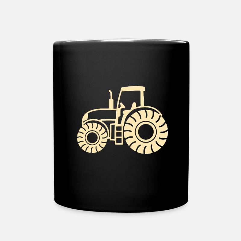tracteur - Mug uni - noir