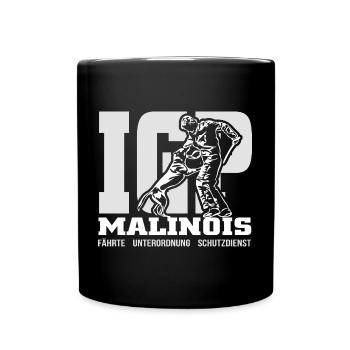 IGP MALINOIS Wilsigns Dog Sport Gift IPO - Full Colour Mug - black - Front