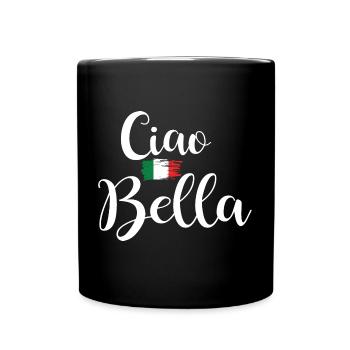 Ciao Bella - Flirt Shirt - Full Colour Mug - black - Front