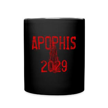 Apophis le météore peut mettre en danger l'humanité - Mug uni - noir - Devant