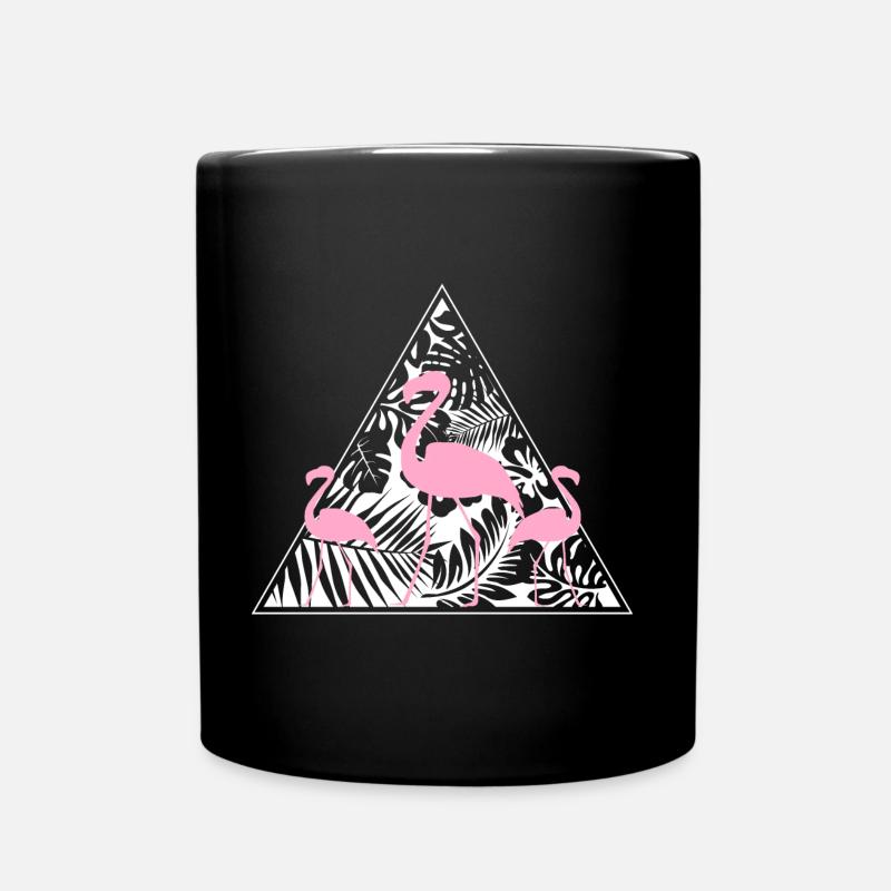 Flamingo - Mug uni - noir