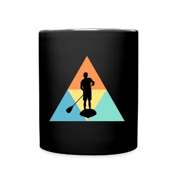 Stand Up Paddle - Full Colour Mug - black - Front