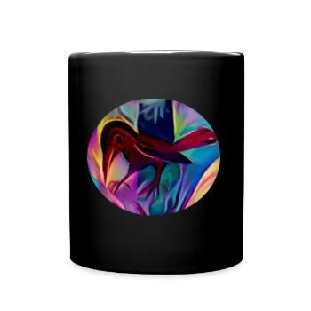 Crow - Full Colour Mug - black - Front