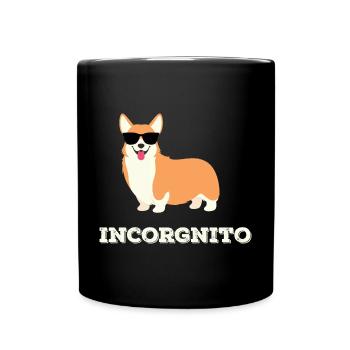Incorgnito - Mug uni - noir - Devant