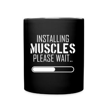 Installation de muscles - les muscles sont installés - Mug uni - noir - Devant