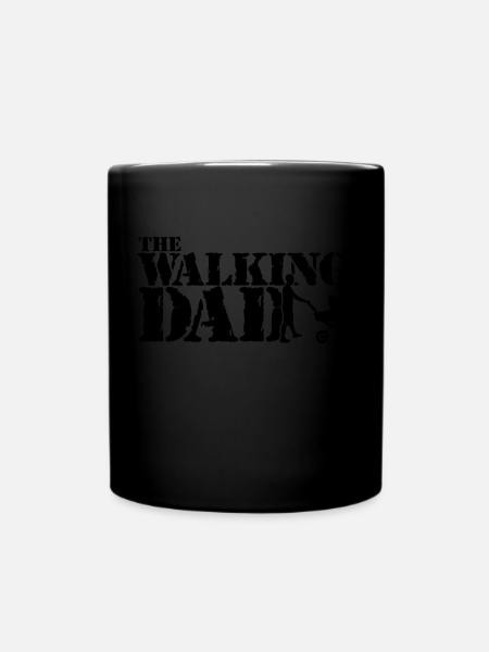 WALKING DAD - Tasse einfarbig - Schwarz
