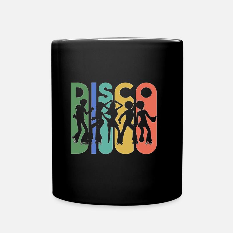 Disco Roller - Tasse einfarbig - Schwarz