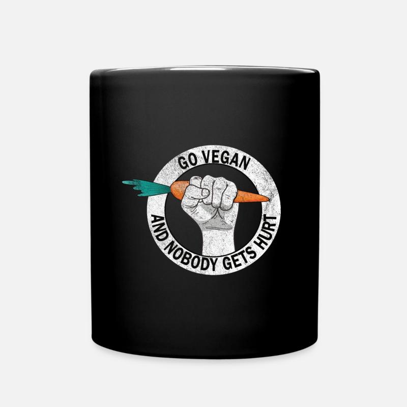 Devenir végétalien et personne ne fera de mal au véganisme - Mug uni - noir