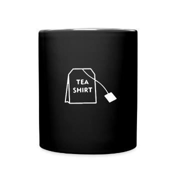 Tea shirt - Full Colour Mug - black - Front