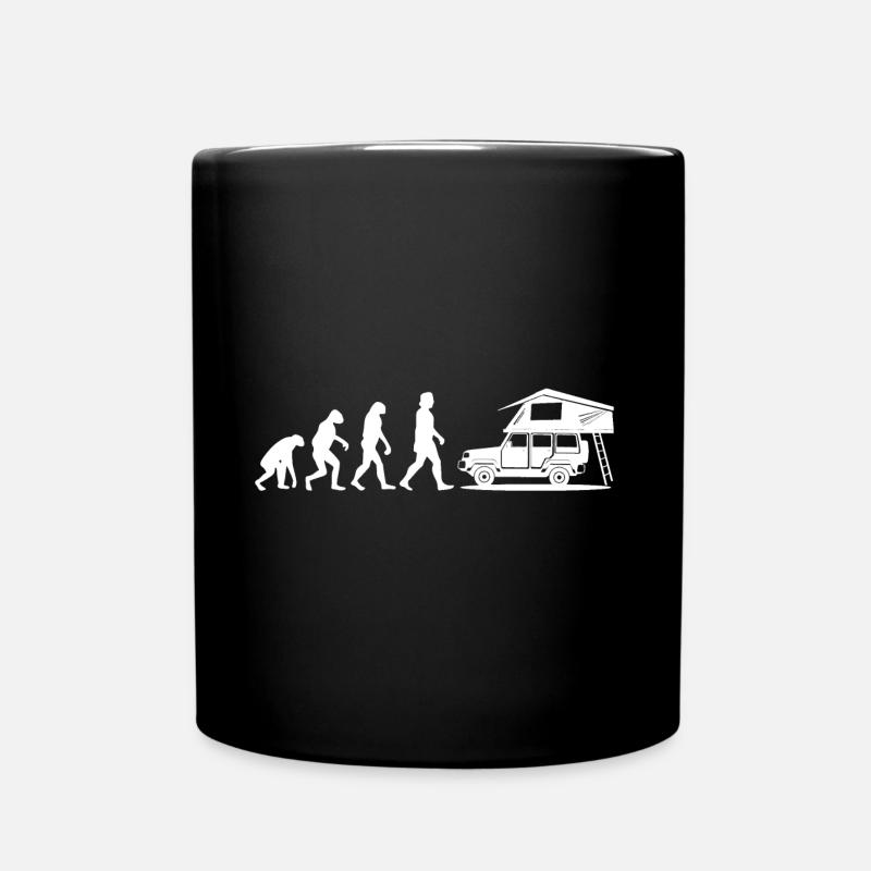 Dachzelt Evolution 4x4 Geschenk - Tasse einfarbig - Schwarz