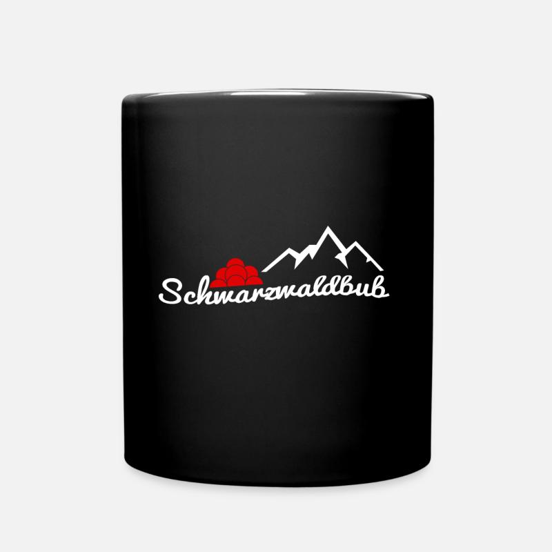 Schwarzwaldbub - Geschenk für Jungen Schwarzwald - Tasse einfarbig - Schwarz