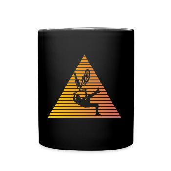 Dirtbike Bike - Tasse einfarbig - Schwarz - Vorne
