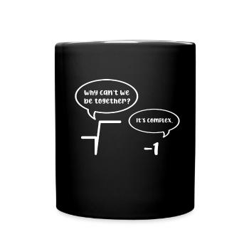 Math nerd joke - Full Colour Mug - black - Front