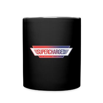 Supercharged - In Boost We Trust (Geschenk) - Tasse einfarbig - Schwarz - Vorne