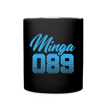 MINGA 089 | MÜNCHEN | GESCHENK - Tasse einfarbig - Schwarz - Vorne