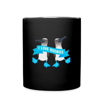 Fou aux pieds bleus des îles Galapagos - Funny Gift - Mug uni - noir - Devant