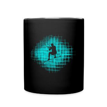 Kiter - Tasse einfarbig - Schwarz - Vorne