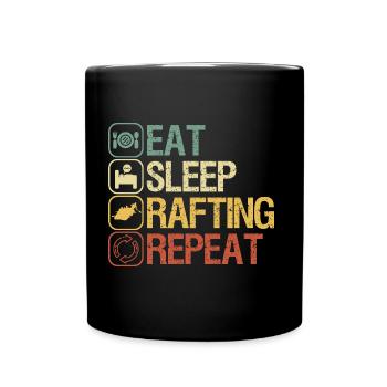 Rafting - Full Colour Mug - black - Front