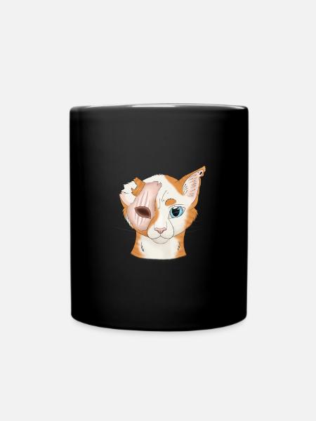 Lichtherz - Warrior Cats - Tasse einfarbig - Schwarz
