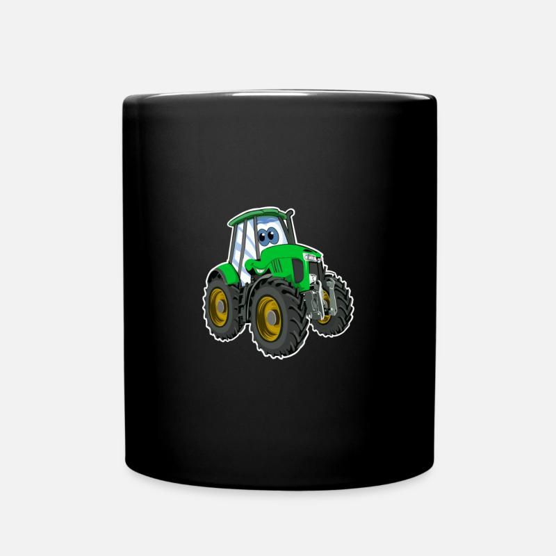 Traktor - Tasse einfarbig - Schwarz