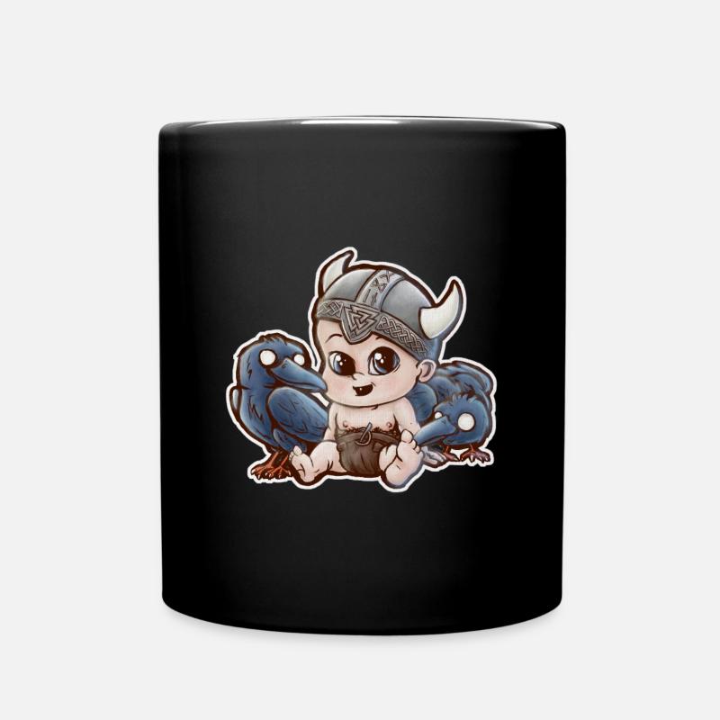 odin viking baby - Full Colour Mug - black