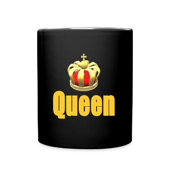 Queen Design - Mug uni - noir - Devant