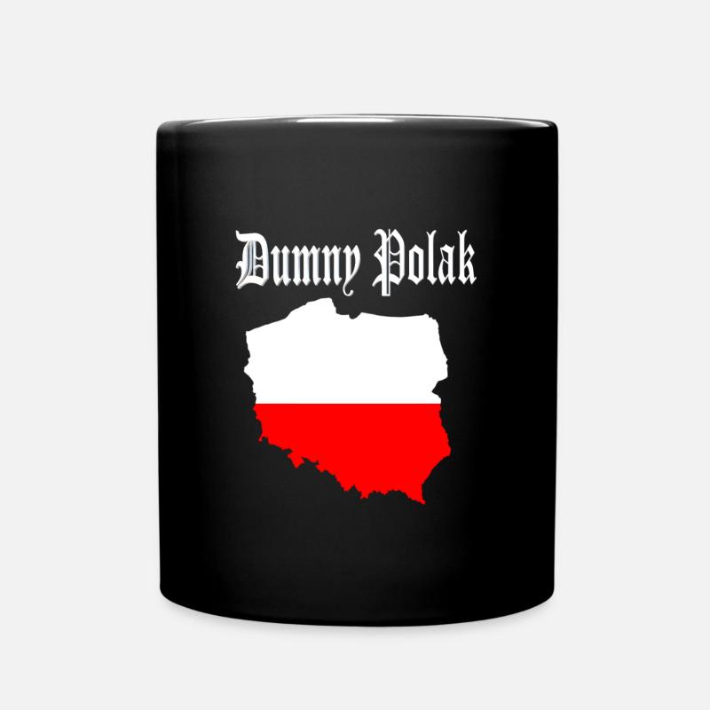 Poland Design - Full Colour Mug - black