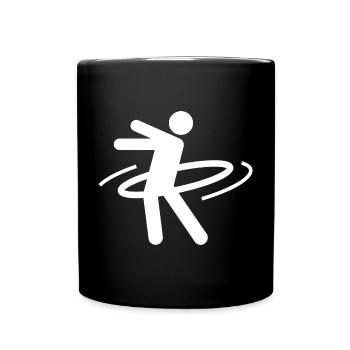 Hulahoop - Tasse einfarbig - Schwarz - Vorne