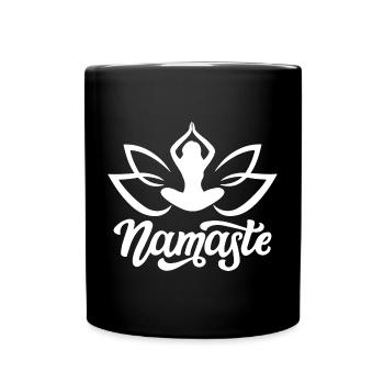 Namaste - Full Colour Mug - black - Front