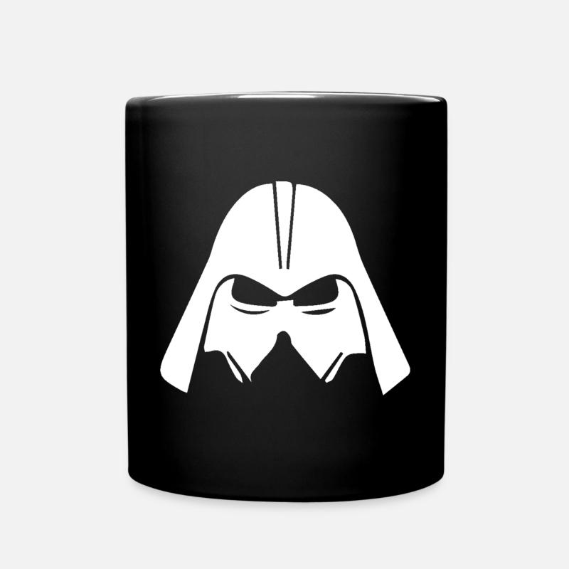 Clone helmets in Minimalist Style - Full Colour Mug - black