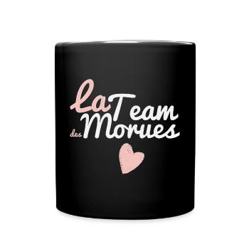 Das Team von Monues Rose - Tasse einfarbig - Schwarz - Vorne