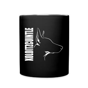 XOLOITZCUINTLE Xolo Hund Hunde Nackthund Wilsigns - Tasse einfarbig - Schwarz - Vorne