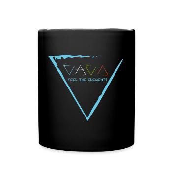 Clan Silure Wear - Design "Feel The Elements" - Tasse einfarbig - Schwarz - Vorne