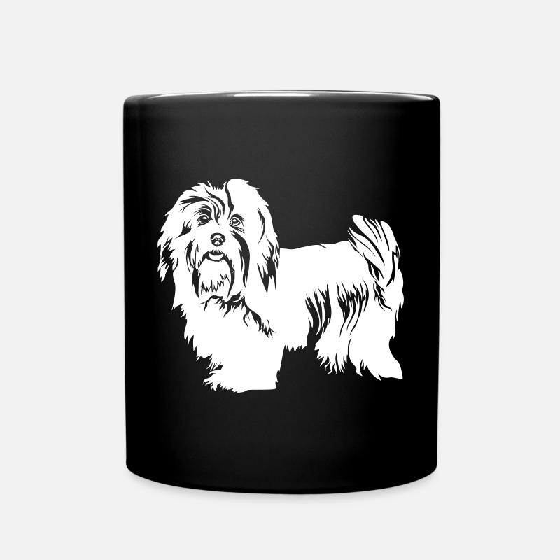 Havaneser "Black Edition" - Tasse einfarbig - Schwarz