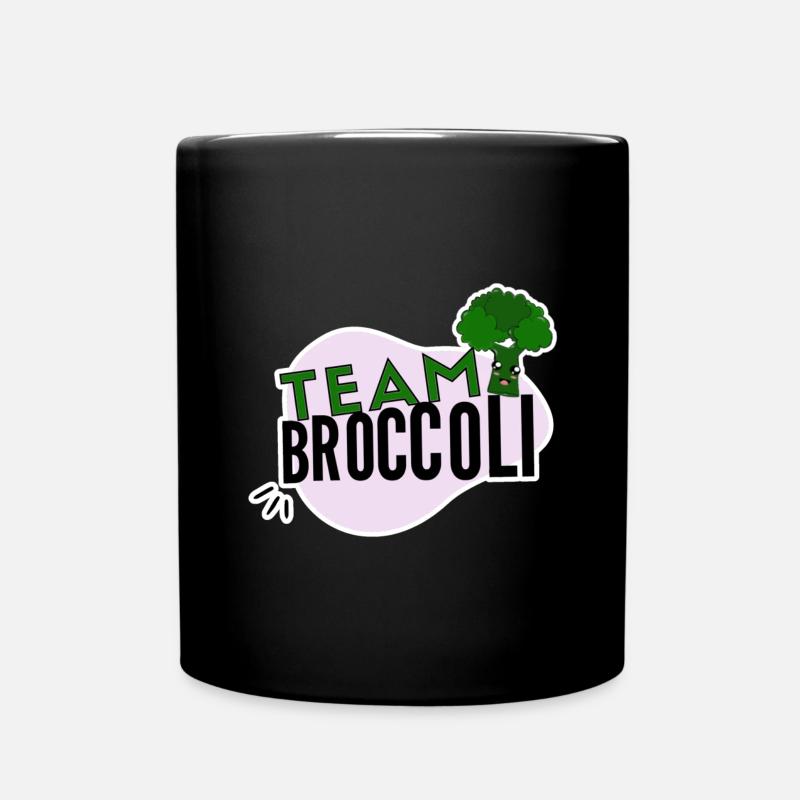 Team Broccoli - Full Colour Mug - black