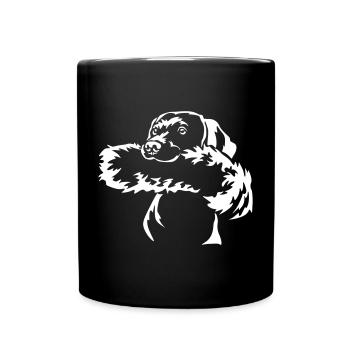 Magyar Vizsla Head "Black Edition" - Full Colour Mug - black - Front