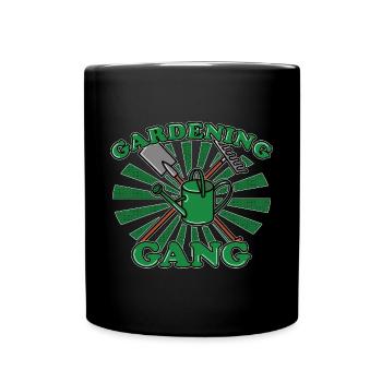 Gang de jardinage pour jardiniers avec des lotissements - Mug uni - noir - Devant