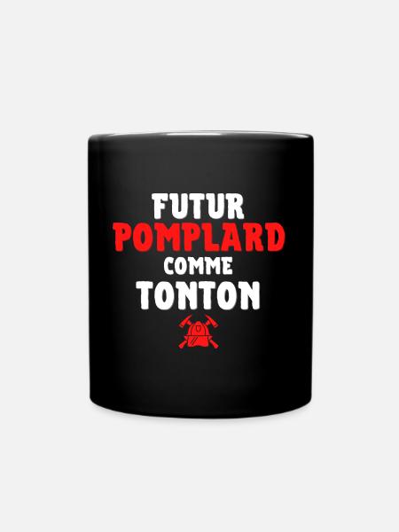 Futur Pompier/Pomplard - Mug uni - noir