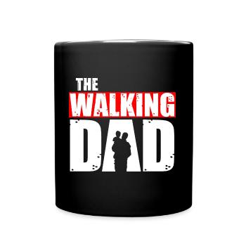 Papa Père Fête des PèreS LE PAPA QUI MARCHE - Mug uni - noir - Devant