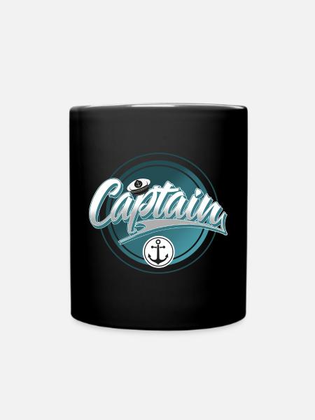 Kapitän - Tasse einfarbig - Schwarz