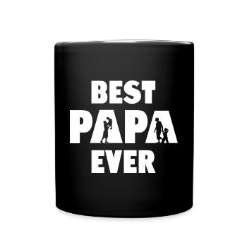 Meilleur papa de tous les temps - Mug uni - noir - Devant