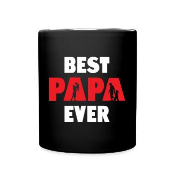 Meilleur papa de tous les temps - Mug uni - noir - Devant