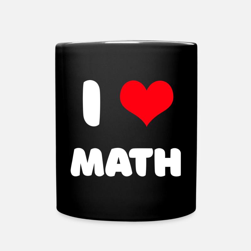 J'adore les maths - Mug uni - noir