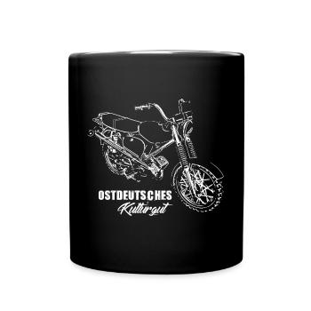 Simson S51 - Ostdeutsches Kulturgut ! - Tasse einfarbig - Schwarz - Vorne
