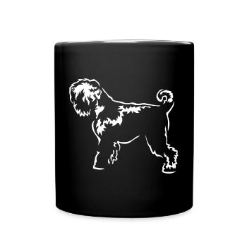 Terrier russe « Black Edition » - Mug uni - noir - Devant