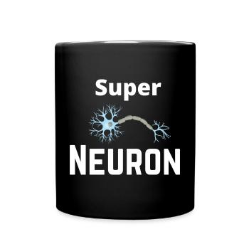 Super Réseau de Neurones - Mug uni - noir - Devant